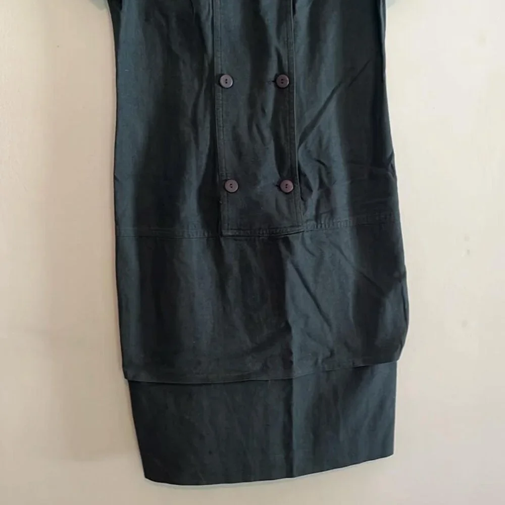 Vintage GiGi by Gillian Linen Blend Lined 80s Dress‎ SZ 6 Lightweight OfficeGirl